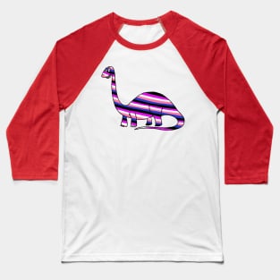 Gender Fluid Dinosaur Baseball T-Shirt